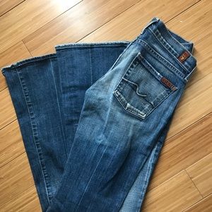 7 For All Mankind Bootcut Jeans size 24